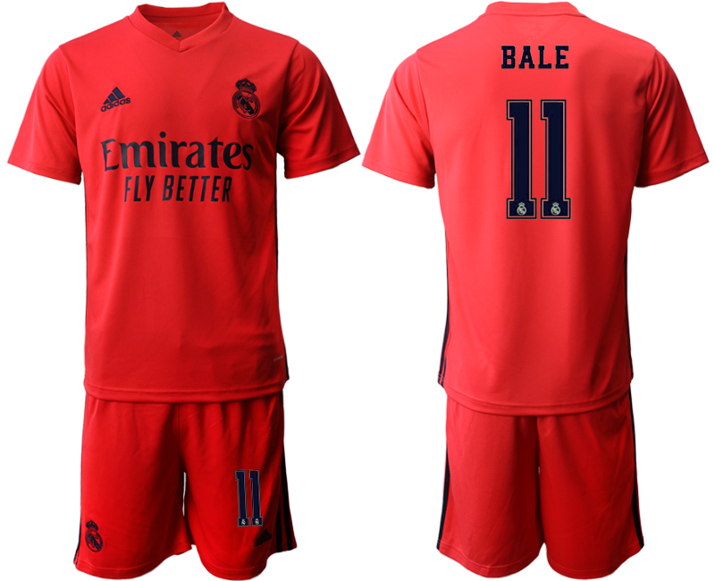 Men 2020-2021 club Real Madrid away #11 red Soccer Jerseys